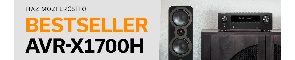 Sztereó és házimozi szettek | Denon AVR-X1700H, erősítők, hangszórók